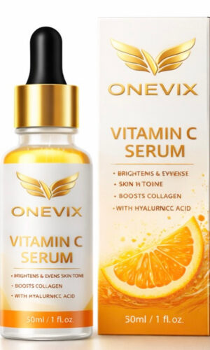 Vitamin C Serum 30 mL | 15% Vitamin C + Hyaluronic Acid | Brightening Serum for Glowing Skin | Reduces Dark Spots & Improves Skin Texture