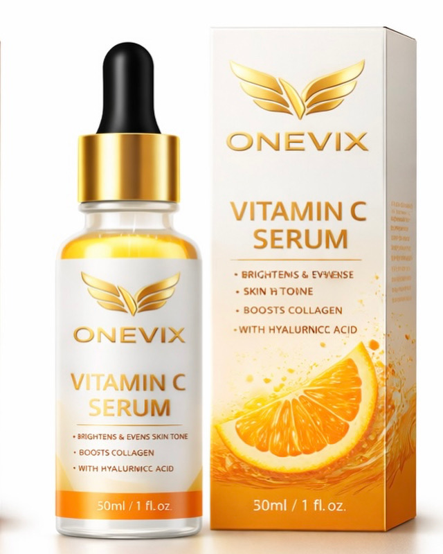 Vitamin C Serum 30 mL | 15% Vitamin C + Hyaluronic Acid | Brightening Serum for Glowing Skin | Reduces Dark Spots & Improves Skin Texture